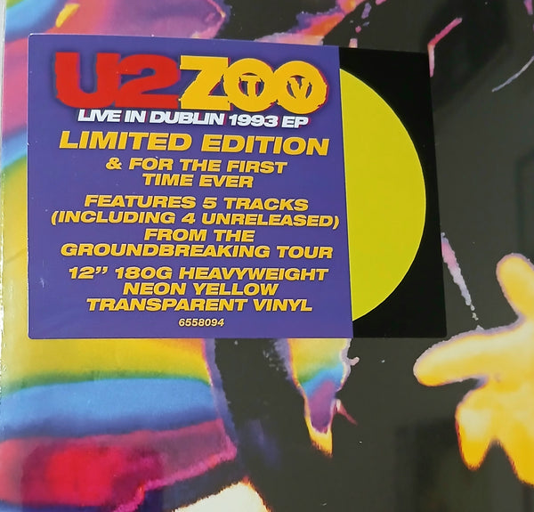 12" - U2 - ZOOTV LIVE IN DUBLIN 1993 EP (Limited Edition)