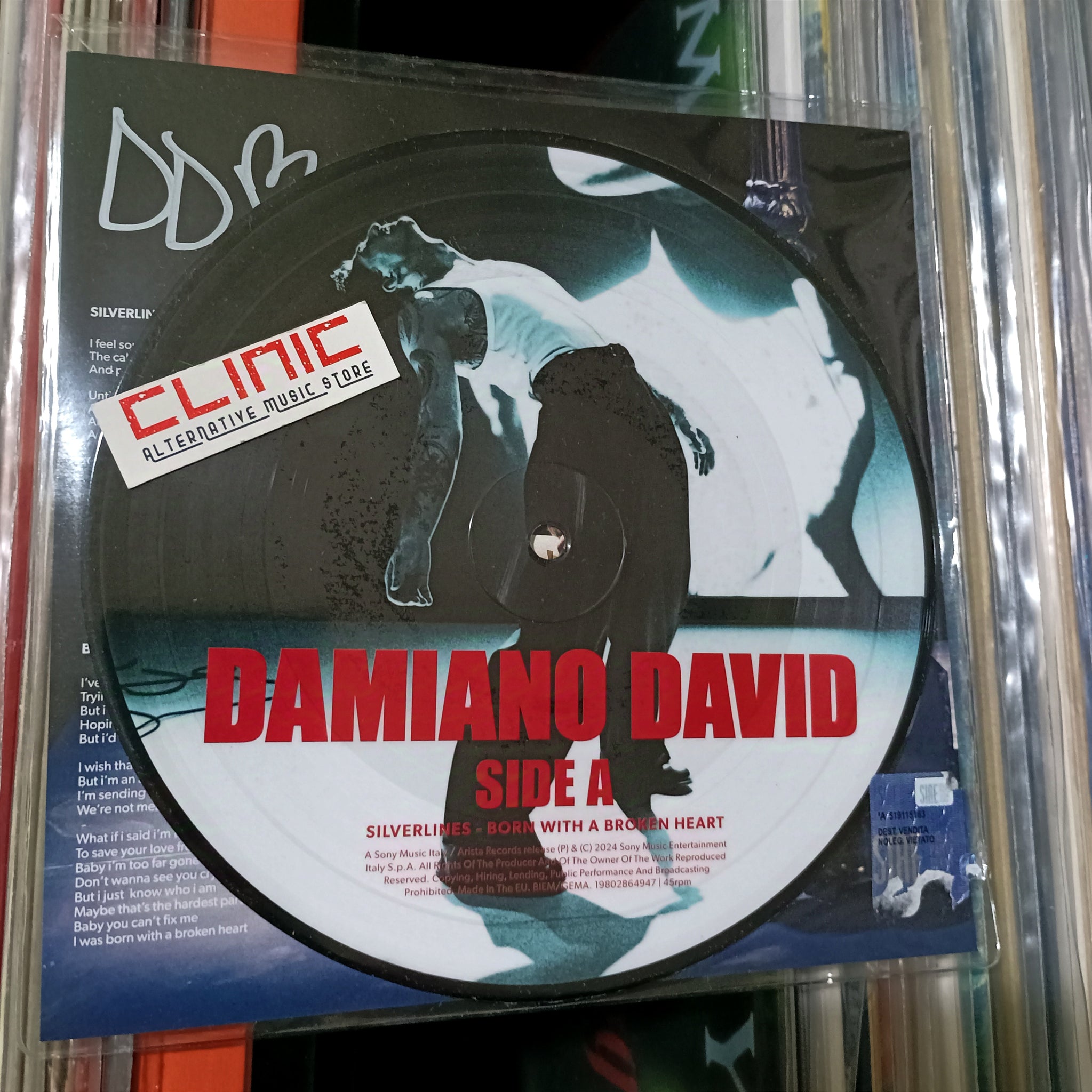 7" - DAMIANO DAVID - SILVERLINES / BORN WITH A BROKEN HEART (Limited Edition)